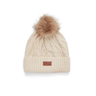 Human White Knit Hat