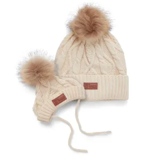Pet White Knit Hat