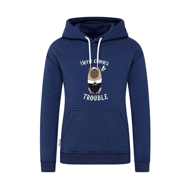 Women Hoodie | 3. Here comes trouble