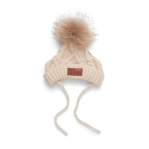 Pet  White Knit Hat